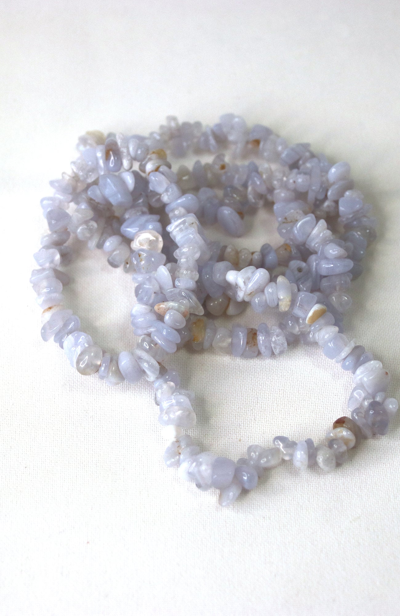 Blue Lace Agate Chip Bracelet